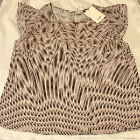 Massimo Dutti Tops - Monteri Round Neck Butterfly Sleeves.  New With Tags